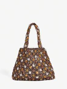 Maija Damska torba na ramię w stylu boho z wycięciem na święta