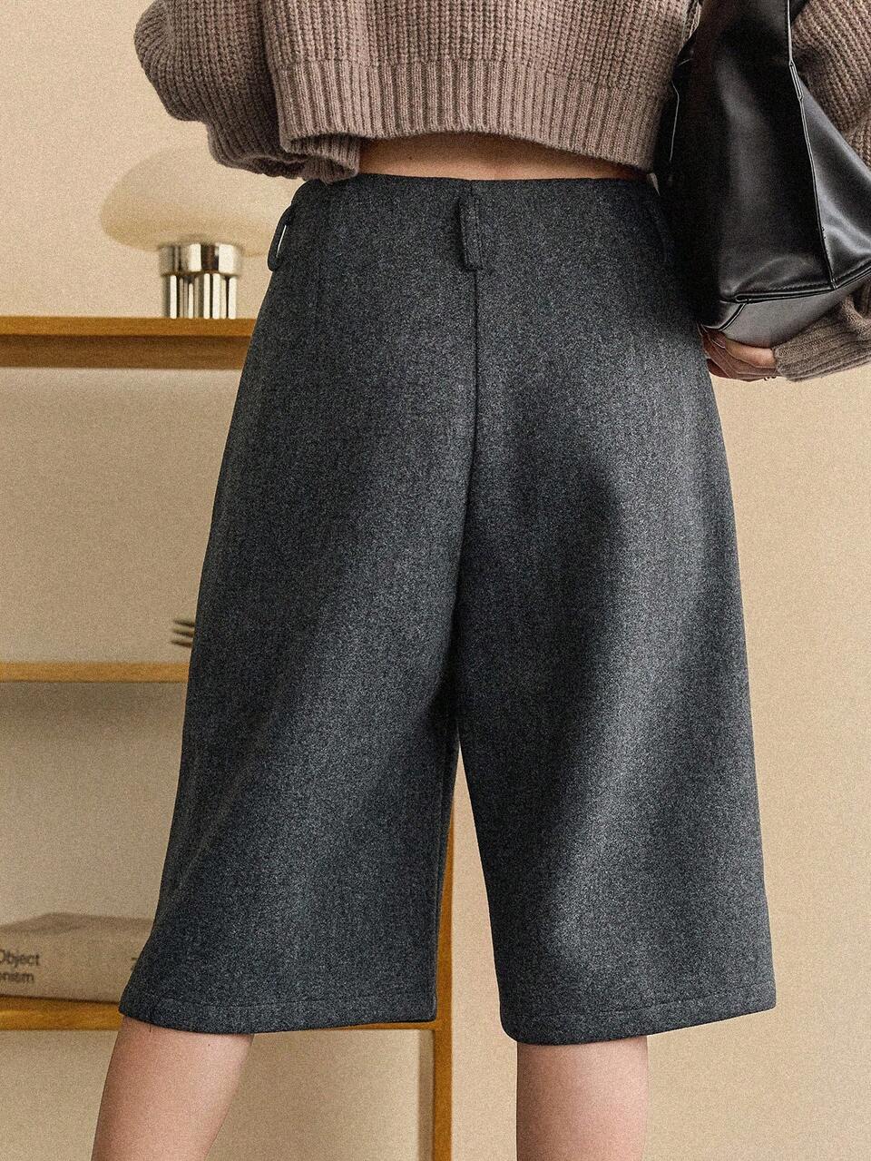 Women's Casual Bermuda Shorts, Autumn/Winter Business Casual Woman
