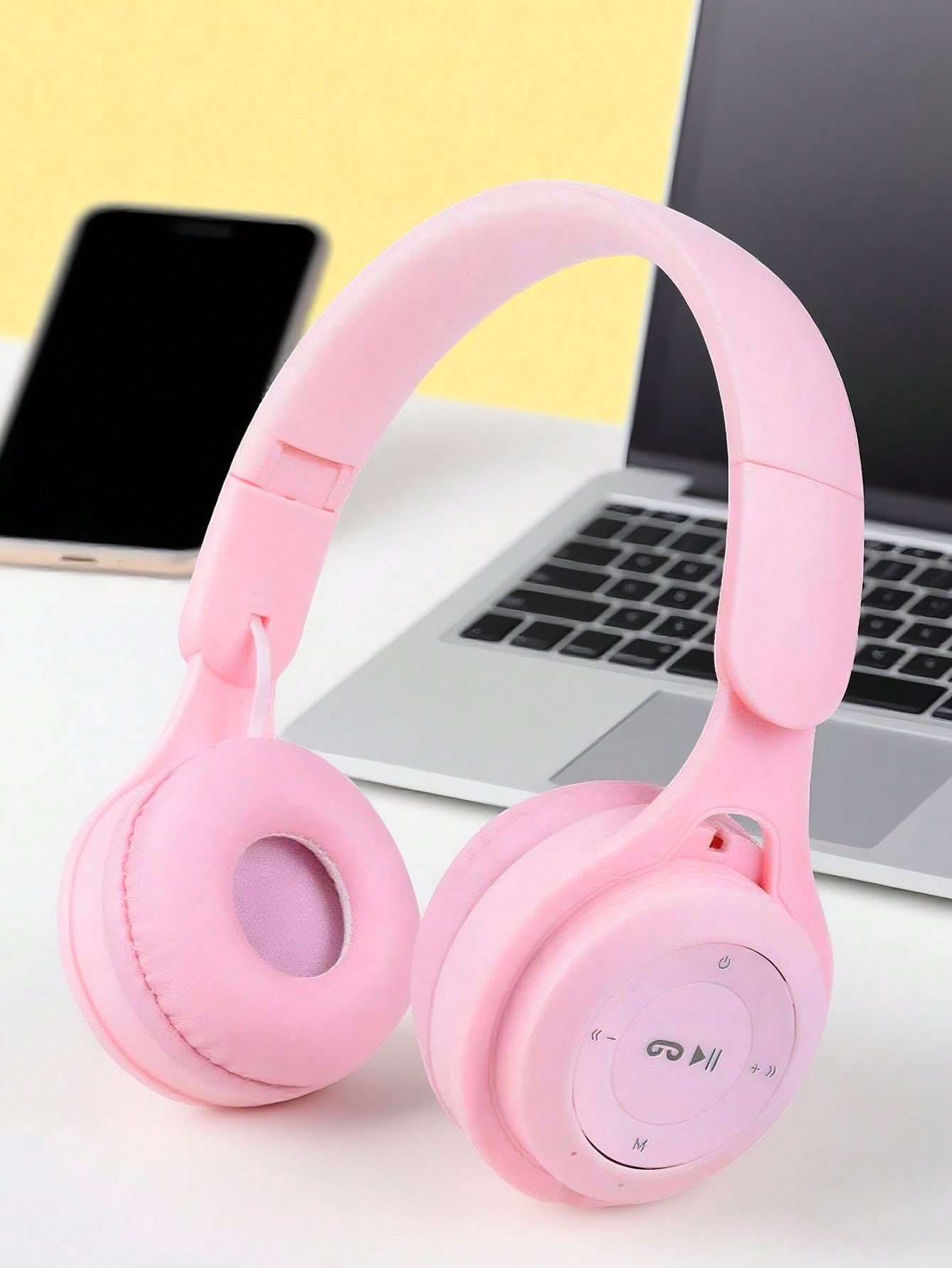 سماعات رأس لاسلكية ماكارون قابلة للطي – صوت جهير ع...