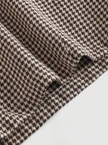 SHEIN MOD Quần nhung kẻ sọc đơn giản cổ điển màu trơn cỡ lớn dành cho nữ, Quần kaki nữ, Quần ống rộng nữ - Nhiều màu - Xem 5