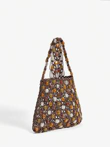 Maija Damska torba na ramię w stylu boho z wycięciem na święta