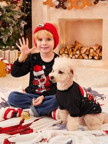 PETSIN Fashionable Christmas Print Pet T-Shirt