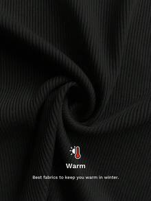 Sweetra Plus Size Women Vintage Casual Street Style Collared Button-Up Shirt, Sexy Solid Textured Long Sleeve Tee For Commute, Daily Wear, Back To School, Halloween, Layering Fall Cloth For Women - Black - View 7