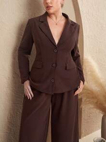 Chikora Bộ vest nữ cỡ lớn, Bộ vest công sở thanh lịch, Bộ vest nâu sẫm có túi, Bộ vest đi làm công sở cho nữ, Quần áo nữ mùa thu đông, Quần áo mùa đông, Quần áo mùa đông cho nữ, Bộ vest mùa đông cho nữ, Áo khoác ngoài mùa đông cho nữ, Quần áo mùa đông cho nữ, Quần áo mùa đông thanh lịch, Quần áo phù hợp cho phụ nữ, Quần áo nữ cỡ lớn, Bộ vest nữ, Bộ vest nữ thanh lịch, Bộ vest mùa đông cho nữ, Bộ vest mùa đông cho nữ, Bộ vest hai mảnh cho nữ, Bộ vest mùa đông cho nữ, Bộ vest mùa đông cho nữ, Bộ vest hai mảnh cho nữ - Rỉ Nâu - Xem 2