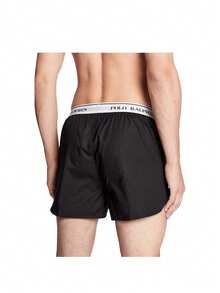Ralph Lauren 3 Pack Men's Letter Tape Waist Boxer Briefs