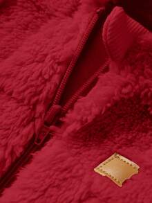 Cozy Pixies Tutina con cappuccio in pile con motivo cartoni animati per bambino