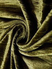 Écloséra French Retro Elegant Green Overlapping V-Neck Trumpet Sleeve Velvet Slim And Elegant Can Be Worn Outside Or As A Base For Women's Dressautumn Fall Clothes For Women Fall Autumn Clothes Fall Outfits For Women Autumn Outfits For Women Fall Clothes Autumn Women  Fall Women Clothes  Going Out Outfit Going Out  Winter Winter Clothes For Women Elegant Fashionable Casual Commuting Business Office Daily Leisure All-Match Temperament Urban Teacher Professional Attire - Turquoise - View 8