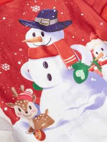 PETSIN Áo nỉ in hình người tuyết dễ thương dành cho thú cưng dịp Giáng sinh - Nhiều màu - Xem 5