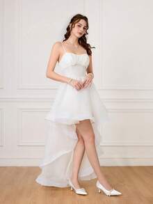 CUCCOO HITCHD 女士白色珍珠装饰尖头高跟鞋，优雅通勤、约会、婚礼、派对之选 - 白色 - 查看 7