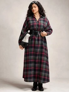 Zelara 大码休闲条纹长款衬衫裙 西部风女装 节日波西米亚风嬉皮女牛仔装 复古波西米亚风夏季波西米亚风复古女装夏季春假狂欢装 节日春假装 格子裙 女式格纹裙 格子长款裙 格子衬衫裙 女式格子裙 Polo 衫 别致冬季长款格子裙 商务 - 彩色 - 查看 8