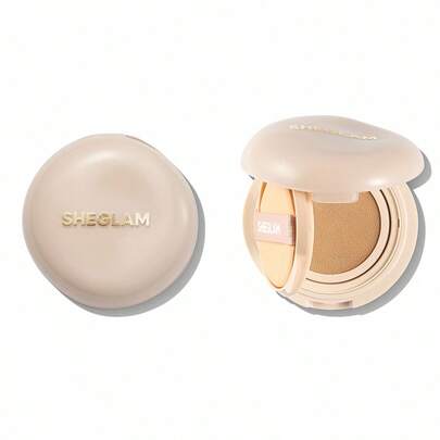 SHEGLAM Lock & Go Long-Lasting Cushion Foundation-Nude Brand Beauty Makeup Face Paint Cosmetic For Women Girls Perfect For Spring Summer Ideal For Y2K Fancy Fashion Suitable For Birthday Mother'S Day Gift Rave Party Ready Best Color