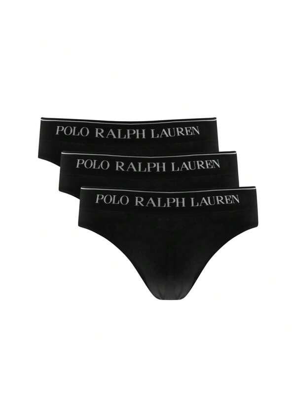 Ralph Lauren 3 Pack Men's Letter Graphic Active Briefs