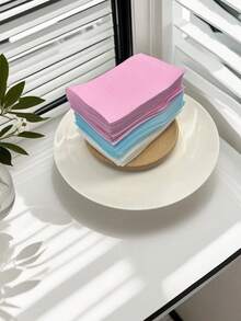 SHEIN 1SET 30/60/90/120/480PCS  Laundry Detergent Sheets Powerful Stain Remover For Underwear Clothing Cleaning Bubble Paper