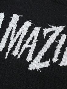 Chillumni Áo len chui đầu dài tay đa năng thoải mái hàng ngày cho nam - màu đen - Xem 4