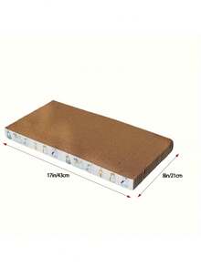 Zazumi 超大瓦楞纸板猫抓柱 - 耐用的室内猫抓柱，双面波浪纹设计，防滑底座，家具保护垫和爪子保护垫 - 彩色 - 查看 4