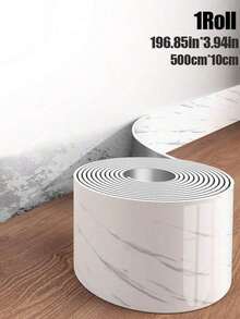 Cycleader 1卷加厚自粘踢脚线墙贴 墙腰装饰贴纸 墙贴个性贴纸 - 彩色 - 查看 14