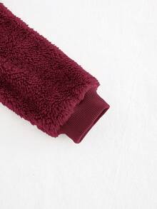 Cozy Pixies Baby Boy Cartoon Rabbit Ear Hooded Thickened Jumpsuit Fall Winter