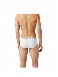 Ralph Lauren Men's Letter Tape Waist Briefs - White - View 3