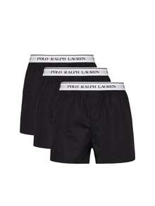 Ralph Lauren 3 Pack Men's Letter Tape Waist Boxer Briefs
