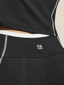 Easithlete 2件套女士休闲配套长袖上衣和打底裤套装 女士运动休闲服 女士运动休闲服套装 女士运动服套装 - 彩色 - 查看 4