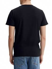 Diesel Men's T-Shirts Lightweight Easy To Match Moisture-Wicking School Casual Outing Blue A17135-RPHIX-81E - 藏蓝色 - 查看 2