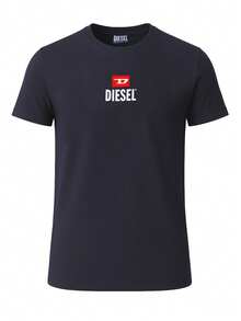 Diesel Men's T-Shirts Dark Blue - Navy Blue - View 4