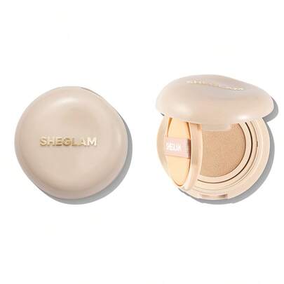 SHEGLAM Lock & Go Long-Lasting 氣墊粉餅-Porcelain 品牌 美容 化妝 化妝品 適合女性與女孩 完美搭配夏季春季 Y2K 時尚 流行 生日 母親節禮物 假期 派對準備就緒 最佳顏色