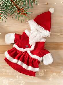 PETSIN Pet Christmas Outfits, Dog Christmas Transformation Attire, Classic Christmas Party Wear - Multicolor - View 4