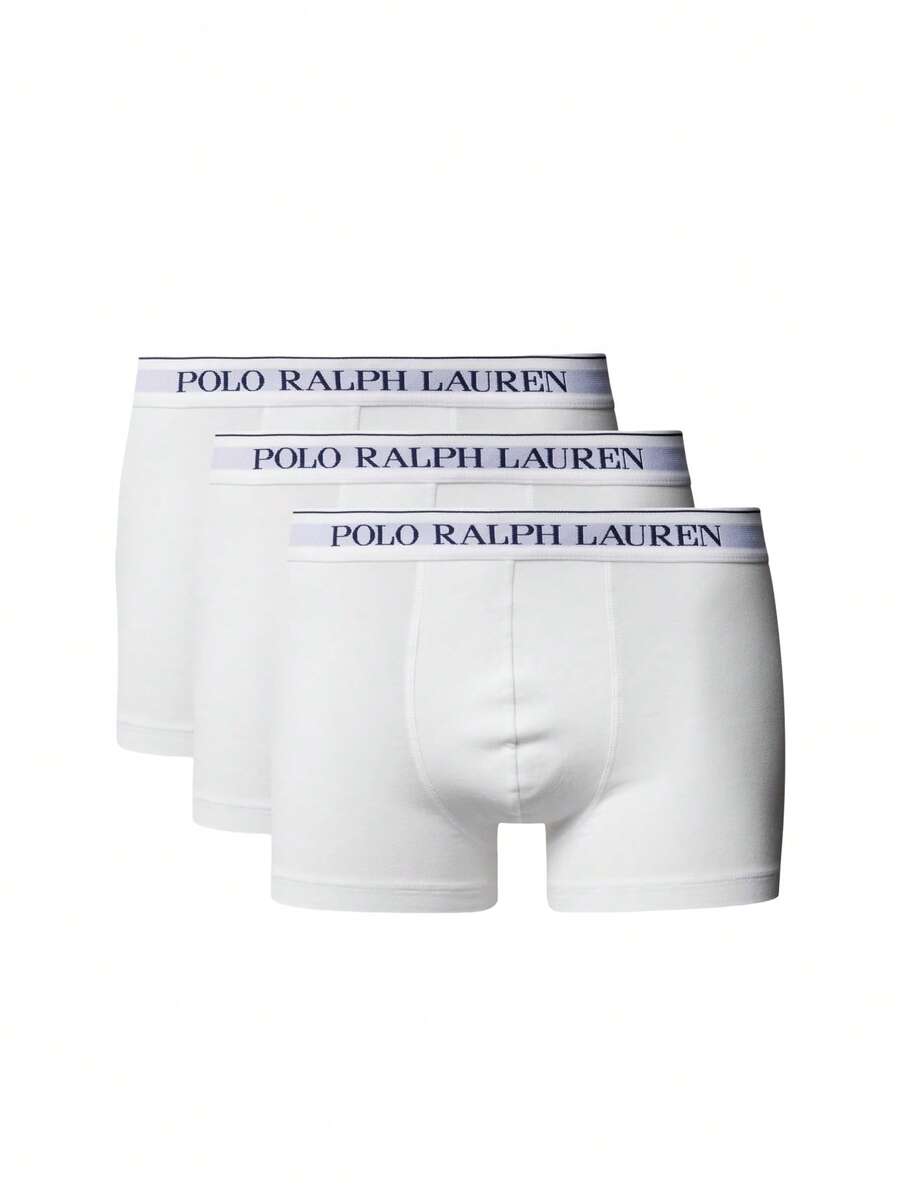 Ralph Lauren 男士三件套字母腰带平角内裤 - 白色 - 查看 1