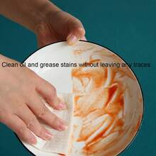 Joivida 1块清洁吸水洗碗布，不掉毛，防油，可爱卡通图案，厨房百洁布