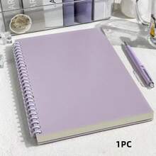 SHEIN 1PC 2PCS 4PCS A4 A5 B5 Spiral Notebook Set - 60 Sheet Coil Bound Writing Notebooks In 4 Colors For School Office Journaling, Teacher's Day Graduation Gift - Multicolor - View 9