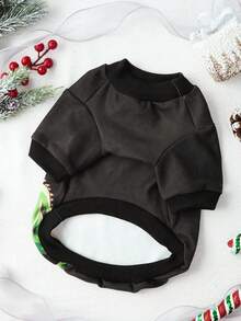 PETSIN Fashionable Christmas Dinosaur Print Pet T-Shirt