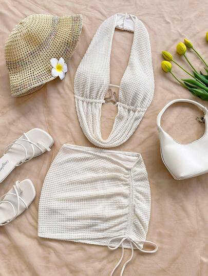 Soleia 女士两件套日常穿搭 露肩圣诞上衣 开学季服装 女士开学季秋季服装 哥特风女装 俱乐部服装 女士性感万圣节服装 俱乐部连衣裙 外出服装 演唱会服装 乡村演唱会服装