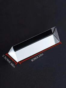 SHEIN 光学水晶棱镜 K9 玻璃光谱反射器彩虹制作器摄影道具创意照明非电动礼品桌面装饰家居办公室书房