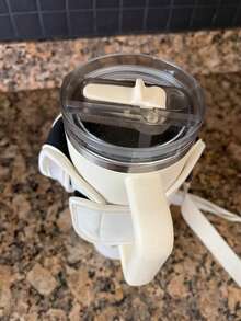 SHEIN 1 件 2 件 40 盎司玻璃杯替换盖 - 防漏翻盖吸管盖，白色、黑色、米色、蓝色、粉色，兼容 40 盎司杯配件 - 彩色 - 查看 8