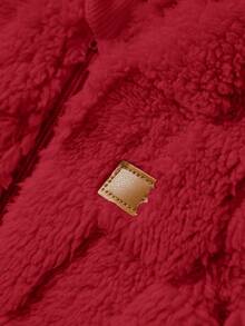 Cozy Pixies Tutina con cappuccio in pile con motivo cartoni animati per bambino