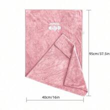 SHEIN 1条多功能超细纤维运动毛巾，吸汗速干，柔软舒适，适合健身、跑步、健身器材，也可作浴室浴巾、户外运动毛巾、旅行洗脸巾，轻便易携，速干，男女通用。 - 彩色 - 查看 12