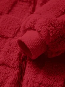 Cozy Pixies Tutina con cappuccio in pile con motivo cartoni animati per bambino