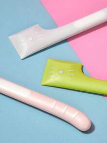 Zazumi 1pc Cat Canned Spoon Dog Wet Food Pet Feeding Mixing Long Handle Cat Spoon Canned Open Lid Pet Canned Spoon Pet Supplies - Multicolor - View 5