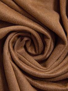 Manfinity Nomadique Men's Casual Commuter Solid Color Baseball Collar Jacket Men Brown Jacket Men Casual Jacket Brown Suede Jacket Men Cowboy Style Jacket, Fall Winter - Brown - View 6