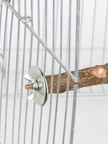 1 件手工木制耐用木制鸟栖笼 - 舒适的鸟磨棒 - 有趣的鸟类玩具和用品，重量和形状因木材差异而略有不同