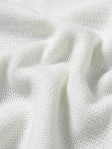 Manfinity EMRG Men's Casual Contrast Color Patchwork Letter Embroidery Knit Face Mask Y2k Tops Sweater Vest - Multicolor - View 4