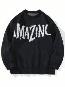 Chillumni Áo len chui đầu dài tay đa năng thoải mái hàng ngày cho nam - màu đen - Xem 1