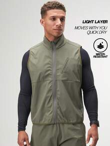 ARC Activewear 全拉链背心夹克高性能上衣健身房运动长袖运动服