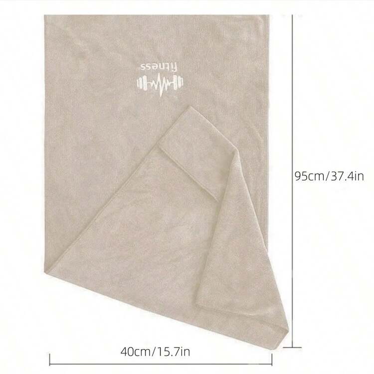 SHEIN 1PC Multifunctional Microfiber Sports Towel Sweat Absorbent Quick Dry Soft Fitness Face Towel Wide Running Gym Equipment Cover Bathroom Shower Bath Towel For Outdoor Workout Travel Washcloth Lightweight Portable Fast Drying Towel For Men And Women - Multicolor - View 7