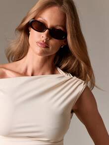 AiiRZ Off Shoulder Ruched Asymmetric Top With Short Sleeves For Casual Everyday Wear