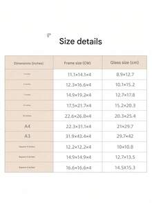 SHEIN 1 Double-Sided Photo Frame, High Transparent Acrylic Glass Wood Plastic Retro Photo Frame, DIY Photo Frame, Can Be Placed In Photos, Specimen Display Frame Calligraphy Frame Photo Frame, Suitable For Living Room, Bedroom Decoration, Holiday Party, Birthday Gift, Home Decoration, Interior Decoration, Creative Desktop Plant Specimen Storage, Valentine's Day Gift (This One Only Has A Photo Frame, No Painting Core, Cardboard, Mind Carefully) - Multicolor - View 5