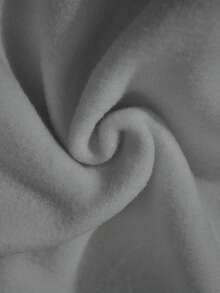 SHEIN 少女可爱字母印花立领蓬松上衣&松紧腰长裤套装 - 灰色 - 查看 6