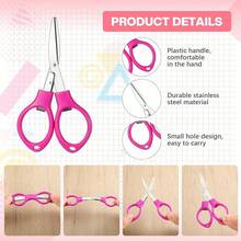 A Set Of 6-Pack Nurse Pens, Suitable For Office And Medical Staff As Portable Office Supplies, Ballpoint Pens, Highlighter Pens, Folding Scissors Stationery Set, Back To School Season Gift, Teacher Gift,School Supplies