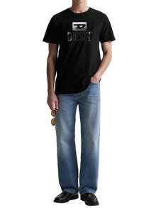 Diesel Men's T-Shirts Black - Black - View 3